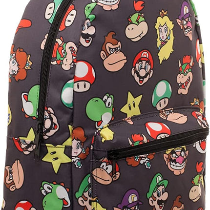 Super Mario Bros. Character Heads Backpack