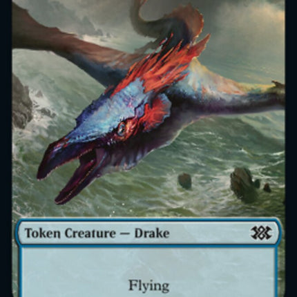 Drake // Knight Double-sided Token [Double Masters 2022 Tokens]