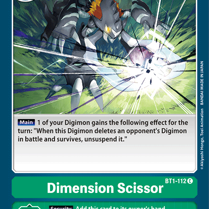 Dimension Scissor [BT1-112] [Release Special Booster Ver.1.0]
