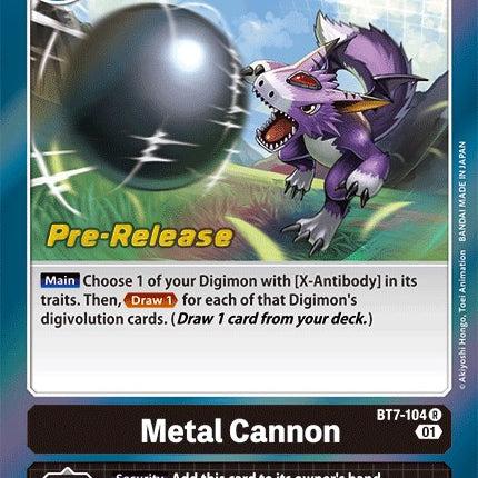 Metal Cannon [BT7-104] [Next Adventure Pre-Release Cards]