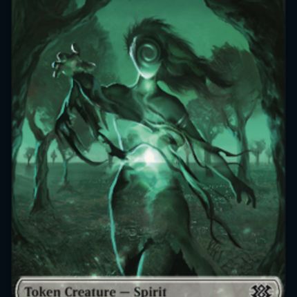 Liliana, the Last Hope Emblem // Spirit Double-sided Token [Double Masters 2022 Tokens]