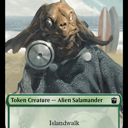 Alien Rhino // Alien Salamander Double-Sided Token [Doctor Who Tokens]