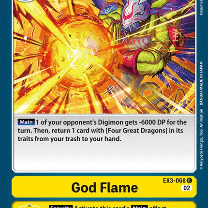 God Flame [EX3-068] [Draconic Roar]
