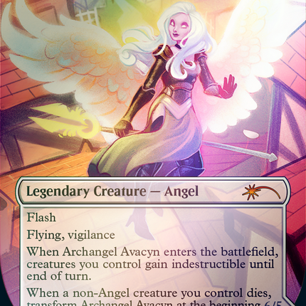 Archangel Avacyn // Avacyn, the Purifier (Borderless) [Secret Lair Drop] Foil