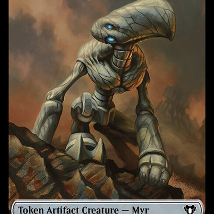 Saproling // Myr Double-Sided Token [Commander Masters Tokens]