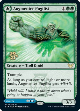 Augmenter Pugilist // Echoing Equation [Strixhaven: School of Mages Promos] Prerelease Foil