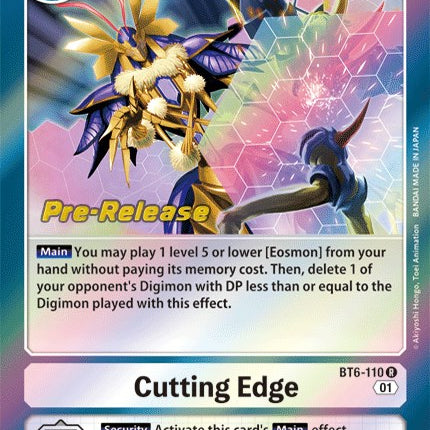 Cutting Edge [BT6-110] [Double Diamond Pre-Release Cards]