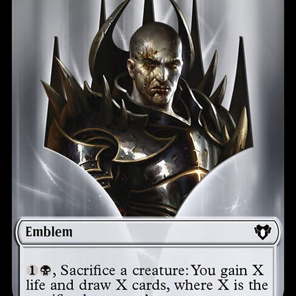 Eldrazi // Emblem - Ob Nixilis of the Black Oath Double-Sided Token [Commander Masters Tokens]