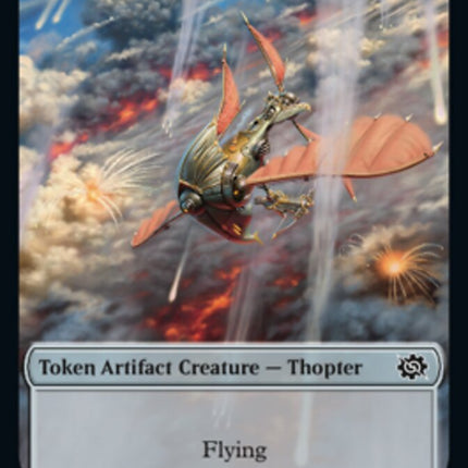 Thopter // Construct (005) Double-Sided Token [The Brothers' War Tokens]