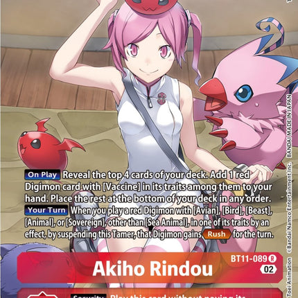 Akiho Rindou [BT11-089] (Alternate Art) [Dimensional Phase]