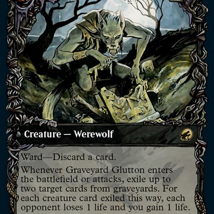 Graveyard Trespasser // Graveyard Glutton (Showcase) [Innistrad: Midnight Hunt]