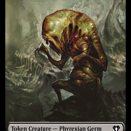 Elemental (0024) // Phyrexian Germ Double-Sided Token [Commander Masters Tokens]