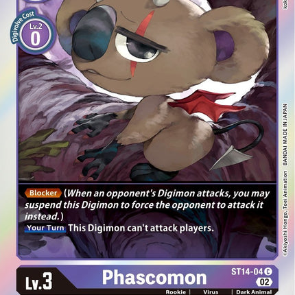 Phascomon [ST14-04] [Starter Deck: Beelzemon Advanced Deck Set]