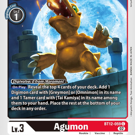 Agumon [BT12-059] [Across Time]