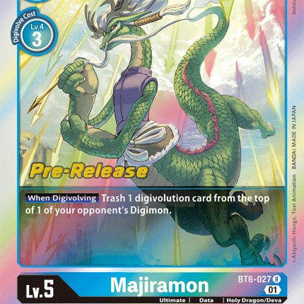 Majiramon [BT6-027] [Double Diamond Pre-Release Cards]