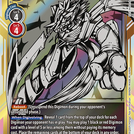 CresGarurumon [BT3-073] (Alternate Art) [Release Special Booster Ver.1.5]