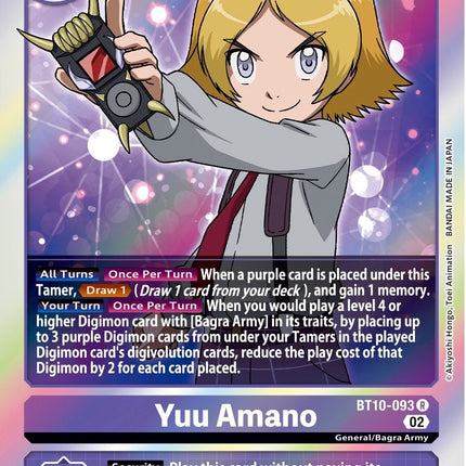 Yuu Amano [BT10-093] [Xros Encounter]