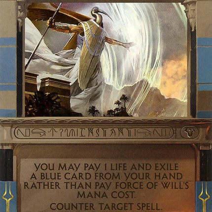 Force of Will (Borderless) [Amonkhet Invocations] Foil