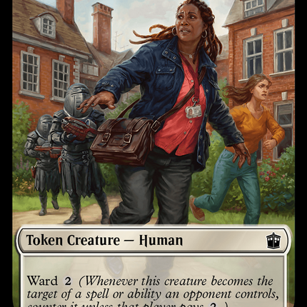 Human (0006) // Cyberman Double-Sided Token [Doctor Who Tokens]