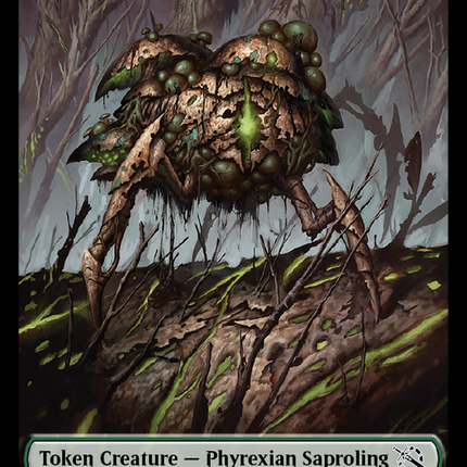 Elemental (9) // Phyrexian Saproling Double-Sided Token [March of the Machine Tokens]