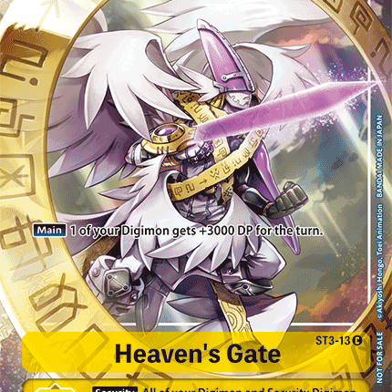 Heaven's Gate [ST3-13] (Tamer's Evolution Box) [Starter Deck: Heaven's Yellow Promos]