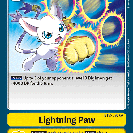 Lightning Paw [BT2-097] [Release Special Booster Ver.1.5]