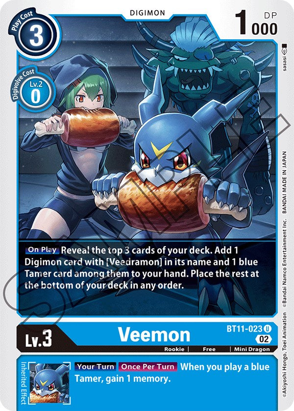 Veemon [BT11-023] [Dimensional Phase] – Dark Fox TCG