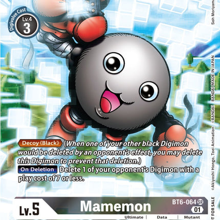 Mamemon [BT6-064] (25th Special Memorial Pack) [Double Diamond Promos]