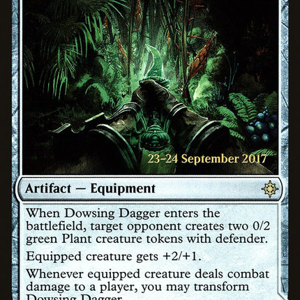 Dowsing Dagger // Lost Vale (compasslanddfc) [Ixalan Promos] Prerelease Foil
