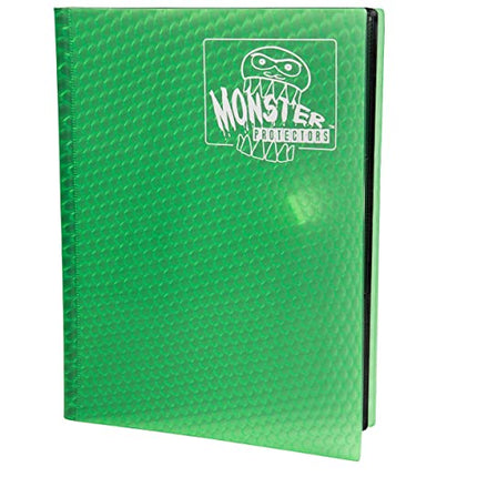 Monster Binder - 9 Pocket Trading Card Album - Holofoil Green