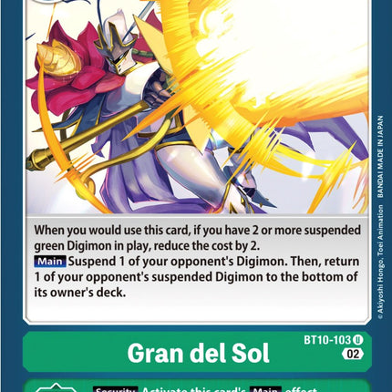 Gran del Sol [BT10-103] [Xros Encounter]