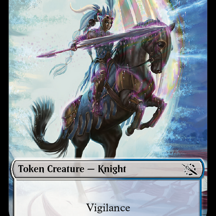Soldier // Knight Double-Sided Token [March of the Machine Tokens]