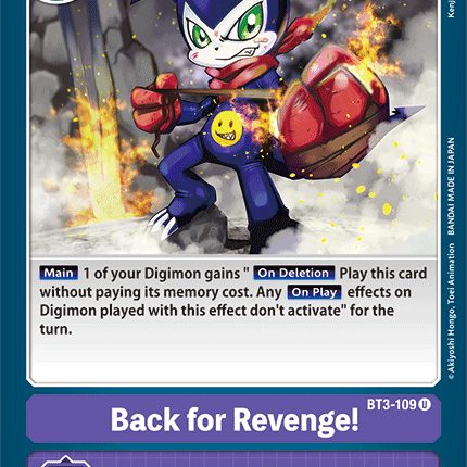 Back for Revenge! [BT3-109] [Release Special Booster Ver.1.0]