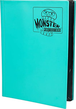 Monster Binder - 9 Pocket Trading Card Album - Matte Teal