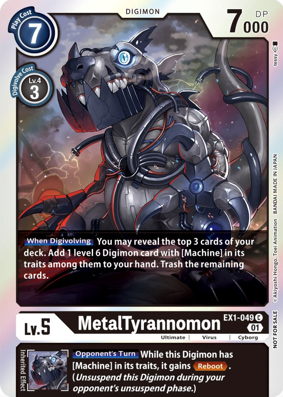 MetalTyrannomon [EX1-049] (Premium Deck Set Lucky Pack) [Classic Colle –  Dark Fox TCG