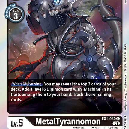 MetalTyrannomon [EX1-049] (Premium Deck Set Lucky Pack) [Classic Collection Promos]