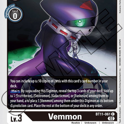 Vemmon [BT11-061] [Dimensional Phase]
