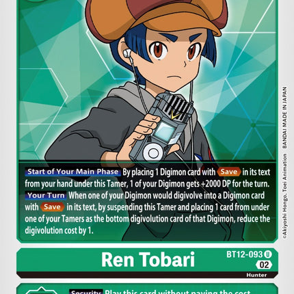 Ren Tobari [BT12-093] [Across Time]