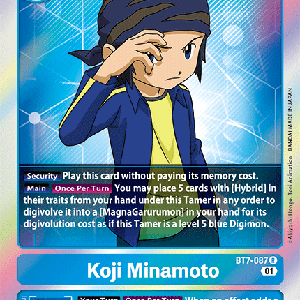 Koji Minamoto [BT7-087] [Next Adventure]