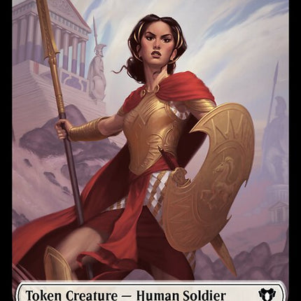Elemental (0037) // Human Soldier Double-Sided Token [Commander Masters Tokens]