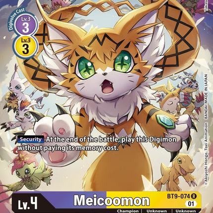 Meicoomon [BT9-074] (Alternate Art) [X Record]