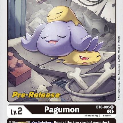 Pagumon [BT6-005] [Double Diamond Pre-Release Cards]