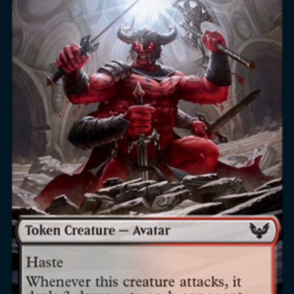 Fractal // Avatar Token [Strixhaven: School of Mages Tokens]