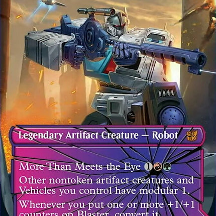 Blaster, Combat DJ // Blaster, Morale Booster (Borderless) [Transformers]