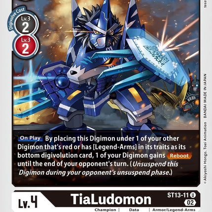 TiaLudomon [ST13-11] [Starter Deck: Ragnaloardmon]