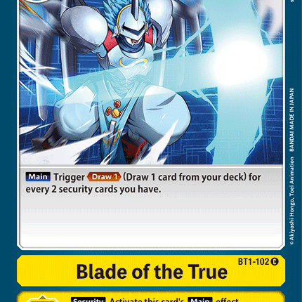 Blade of the True [BT1-102] [Release Special Booster Ver.1.0]