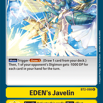 Eden's Javelin [BT2-098] [Release Special Booster Ver.1.5]