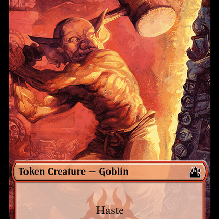 Goblin (0008) // Goblin (0009) Double-Sided Token [Ravnica Remastered Tokens]
