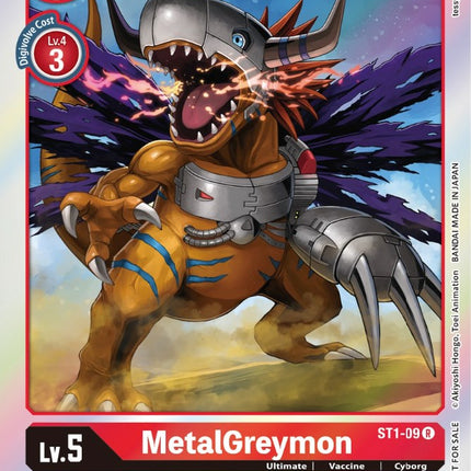MetalGreymon [ST1-09] (Official Tournament Pack Vol. 6) [Starter Deck: Gaia Red Promos]