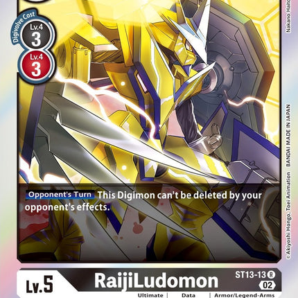 RaijiLudomon [ST13-13] [Starter Deck: Ragnaloardmon]